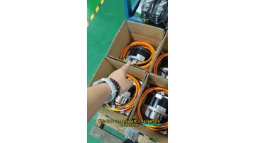 215mm pancake dc servo motor