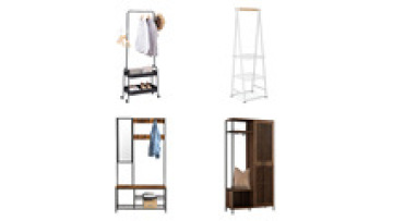 HaiYang Furniture: Custom Portable Clothing Display Coat Stand Rack1