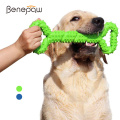 Benepaw Safe Big Tooth Cleaning Pet Toys For Medium Large Dogs Durable Interactive Dog Chew Toys Bone with Convex Design