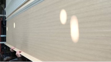 Flexible solid wall panel