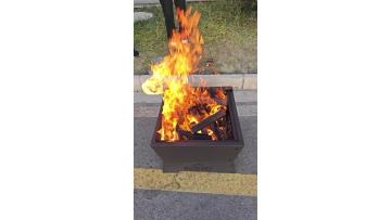 High temperature powder coating test