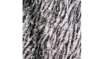 custom design fluffy feather fabric zebra print sequin fabric1