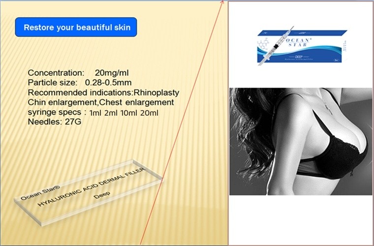 Ocean Star HyaluronicAcid DermalFiller For Face Butt Breast