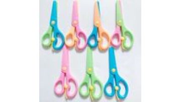 Children's Scissors Handmade Plastic Elementary School Kindergarten Art Paper-cut Toys Wholesale Safe Home Portable Stationery1