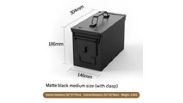 M2A1 50Cal OEM Steel Shockproof Hard Shell Waterproof Ammo Can for Camping & Hiking1