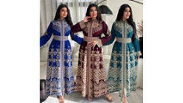 Fashion Islamic Clothing Dresses Abaya Dubai Women Muslim Dress Kaftan1