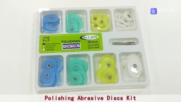 2022 Factory Wholesale Price Dental Polishing Resin Disc Green And Blue Dental 80Pcs1