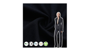 Custom Blazer Suits Blended Fabric 220gsm 67.6%Polyester 21.9%Rayon 8%Nylon 2.5%Spandex Dyed Jacquard Woven Fabric for Garment1