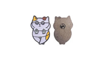 Custom Made Metal Die Cut Enamel Pins Badges Making Machine1