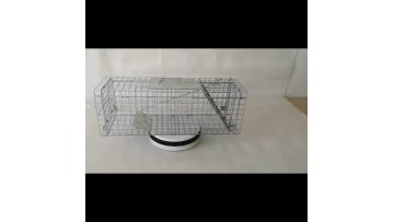 Animal Large Cage Catcher Cold galvanized Catch Release Rodent Cage Chipmunks Hamsters Collapsible Squirrel Trap Cage1