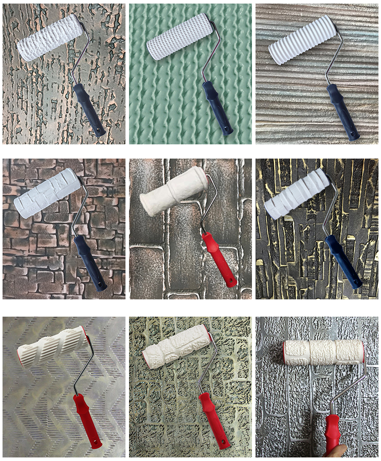 High-quality rubber rollers for painting