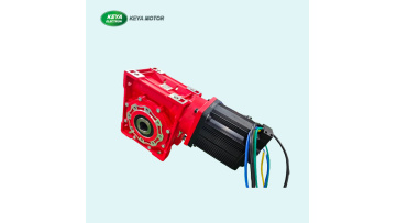 how to install DC servo motors, worm gearboxes 