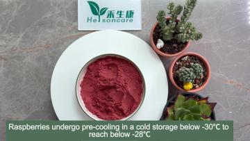 Raspberry freeze-dried powder