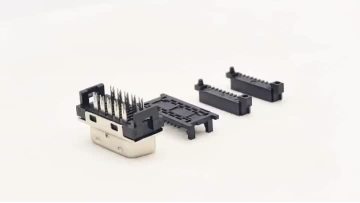 1.27mm Pitch SCSI IDC-type Female Four Assembly Parts Connector 2*10P