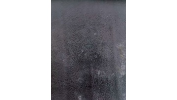BLack PVC Leather Roll, Stain-Resistant Embossed Knitted Coating for Home Decor, Car Interiors & Bedding