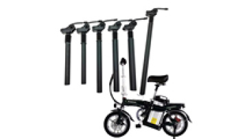 E-Bike Suspension Seatpost with Adjustable Damping and Foldable Design1