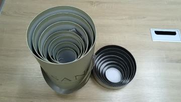 a set of flower gift box
