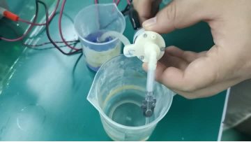 DSB413-H-4 pump foam test