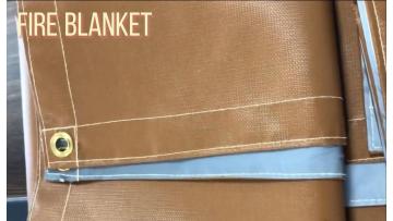 Household fiberglass fire blanket