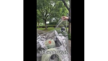 Plastic canopy for electric vehicles