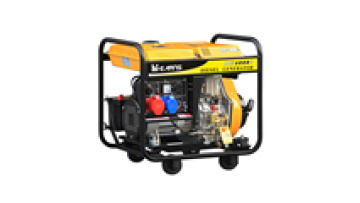 Air-cooled open frame type 5kva 3 phase diesel generator1