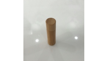 Bamboo lip balm tubes 5g eco friendly lip balm containers for bamboo cosmetic packaging1