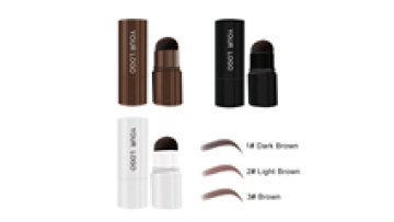 LOW MOQ 50 PCS Customization HOT One Step Brow Stamp Kit Eyebrow For NO LOGO Eyebrow Stick Tube1
