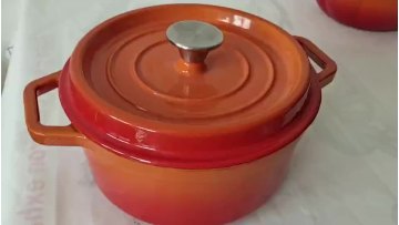 Casting Iron Camping Bakeware 12Pcs Ceramic Cookingware Kitchen Pots Non Stick Cookware Set1