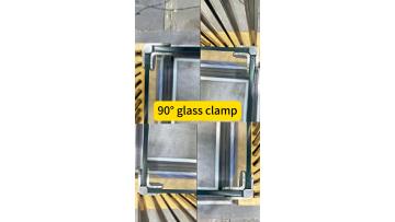 90 degree stainless steel glass clip