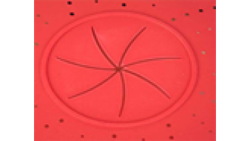 Silicone Splatter Guards With Three Stand Up Handle, Mixing Bowl Splatter Guard, Silicone Stir Splatter Guard1