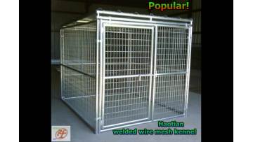 Best selling dog house, galvanized wire mesh outdoor dog kennel cages & crates supplied by factory1