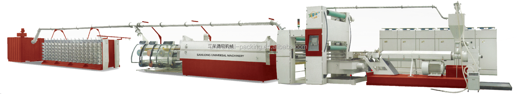 High quality pp woven sacks production line filament yarn making machine