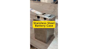 Stainless steel battery case