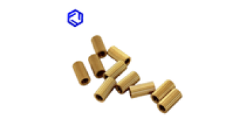 Customized Knurling Brass Threaded Inserts Nut Plain Finish for Fastening Plastic1