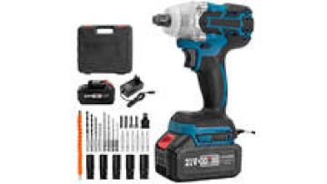 Best-selling Impact Wrench 21V 350Nm 1/2 Lithium Battery Power Tools Set Cordless Wireless High Torque Spanner Kit Impact Wrench1