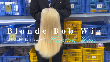 Ready to ship preplucked 613 blonde bob wigs for black women human hair short transparent swiss straight 13x4 lace front wigs1