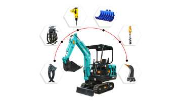 1.7 T Miniature Backhoe Excavadora Mini Digger Excavator/Micro Digger/Small Digger/Excavator Machine