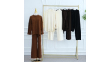 Wholesale Fashion Lounge Wear Sets 2 Piece Set Plus Size Women's Clothing Winter Sweaters Sets1