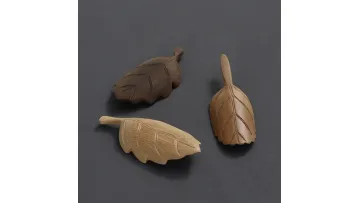 Hand-Carved Bamboo Leaf Tea Scoop1