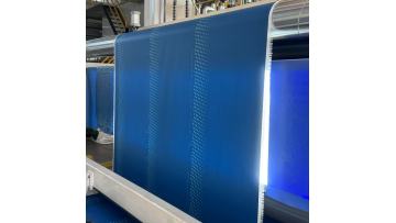 Livite 0.38mm dark blue PVC durable coated fabric pool materials is in production.