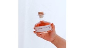 50ml 100ml 150ml 200ml 250ml Empty Clear Glass Liquor Bottle Fruit Wine Glass Bottles With Wooden Cork Stopper For Saleer1