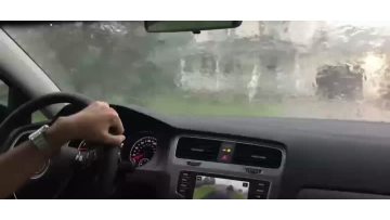 Driving on rainy days is more secure