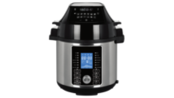 All-in-1 Pressure Cooker with Air Fryer, Slow Cooker, and Dual Lid, 6L Capacity, GTAP06-A1