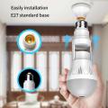 360° Panoramic Wifi Camera E27 Light Bulb HD 1080P Security IP Camera Baby Pet Monitoring Good LED Light Effect Lighting