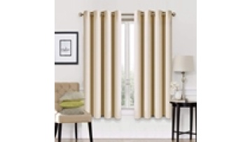 American style ready made bedroom cheap 100% blackout curtain for windows living room hotel curtain factory1