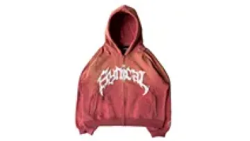 High Quality Acid Wash Vintage Men Chenille Letters Embroidery Print Patches Hoodie Zipper Heavyweight Zip up Hoodie1