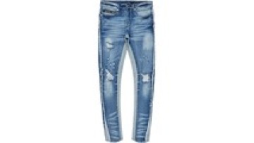 Retro Hole Ripped Distressed Jeans for Men Straight Washed Hip Hop Loose Denim Trousers Casual Male Stacked Jean Pants Men1