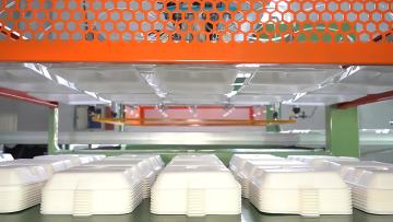 disposable plastic box food container production line / ps foam thermocol plate dish bowl cup egg tray making machine1