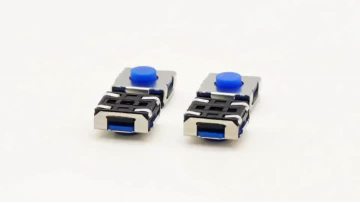 TACT SWITCH 6.2*6.2mm H3.5mm Silicone Blue Button 4P