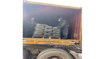 Iron Oxide Shipment loading